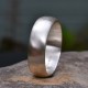 Handmade Silver Satin Finish Wedding Ring