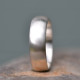 Handmade Silver Satin Finish Wedding Ring