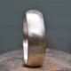 Handmade Silver Satin Finish Wedding Ring