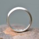 Handmade Silver Satin Finish Wedding Ring