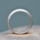 Handmade Silver Wedding Ring Lightly Hammered Finish