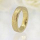 His And Hers Hammered Wedding Ring 18ct Gold Set