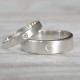 His And Hers Silver Wedding Rings
