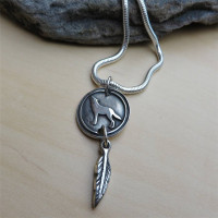 Howling Moon Pendant