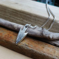 Hunters Moon Silver Arrowhead Necklace Detail Hunters Moon silver arrowhead necklace detail