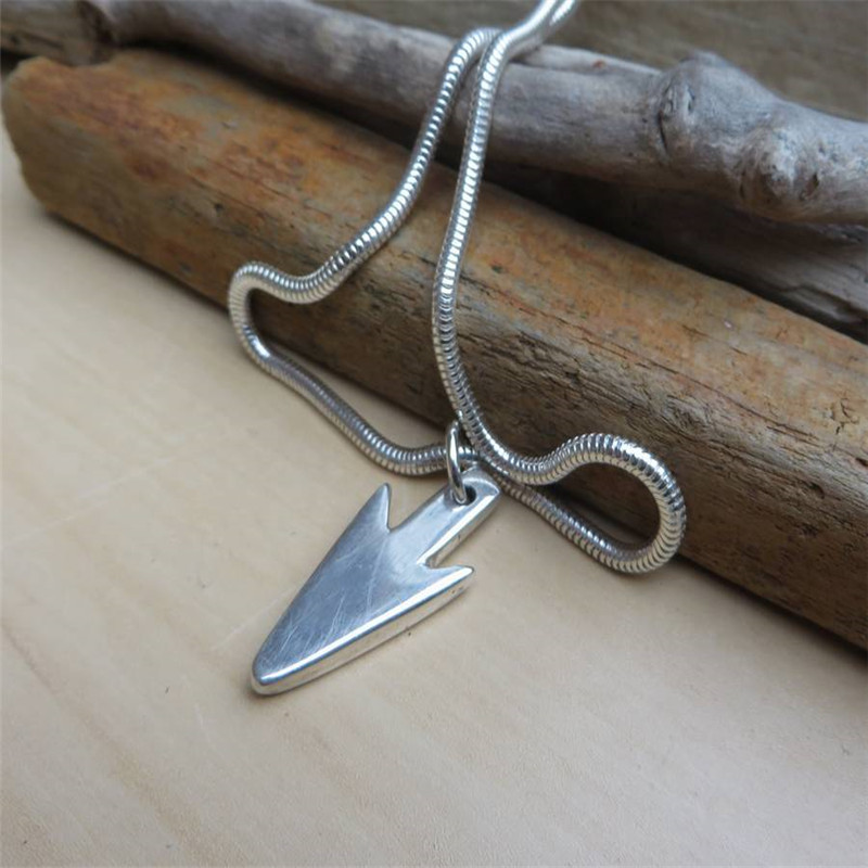 Hunters Moon Silver Arrowhead Pendant Hunters Moon silver arrowhead pendant necklace