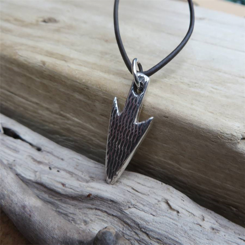 Hunters Moon Chunky Silver Arrowhead Necklace Hunters Moon chunky silver arrowhead necklace