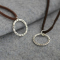 Personalised Circle on Suede Personalised Circle on Suede jewellery