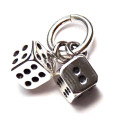 Lucky Dice Necklace Lucky Dice Necklace with silver dice pendant