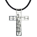 Man in a Cage micromachined pendant product image