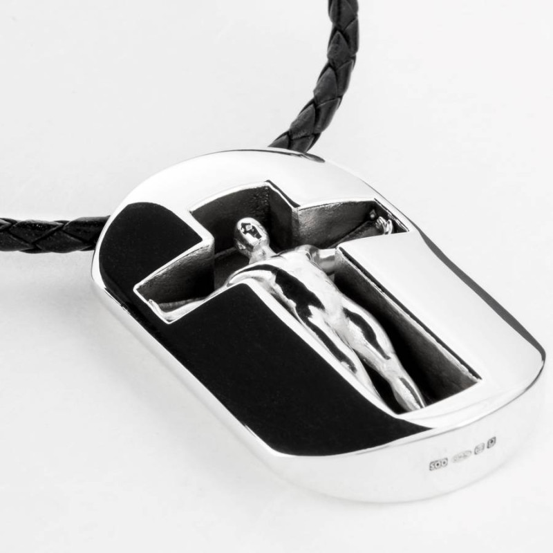 Man Tag Pendant gallery image Man Tag Pendant gallery image