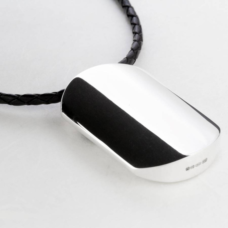 Man Tag Pendant gallery image Man Tag Pendant gallery image