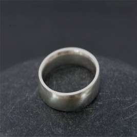 Mans Silver Wedding Band