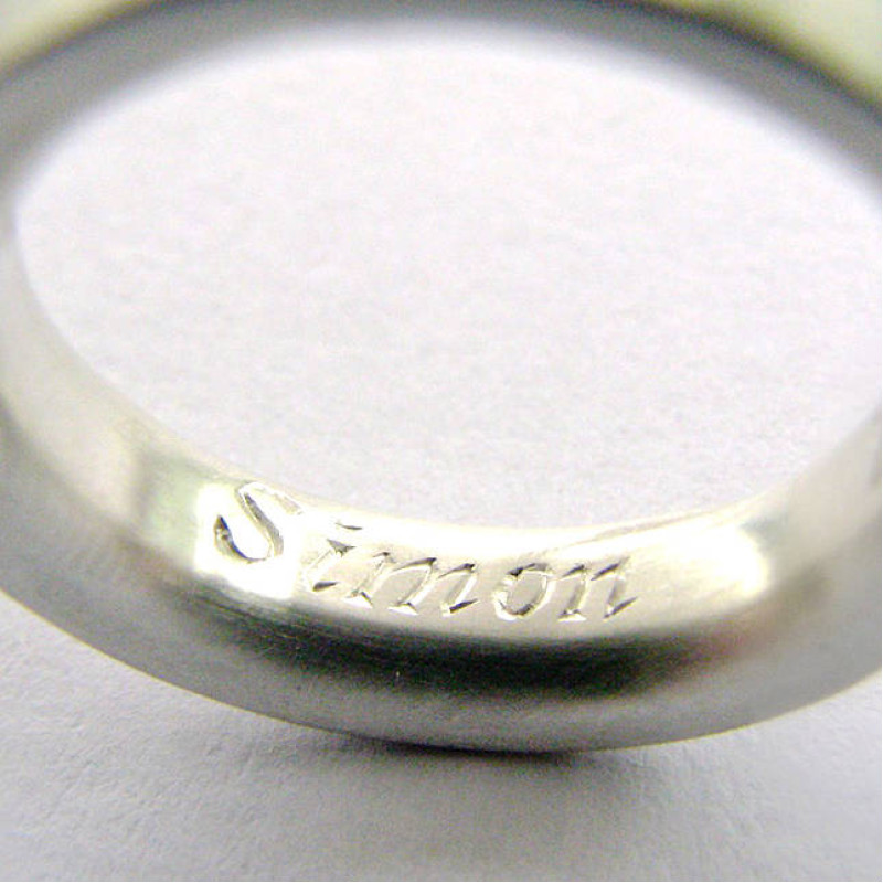 Medium sterling silver ring