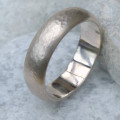 Men's 6mm Hammered Ring Men's 6mm hammered ring gallery image