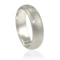 Men's Hammered Ring - Alternate View Men's hammered ring shown from a different angle