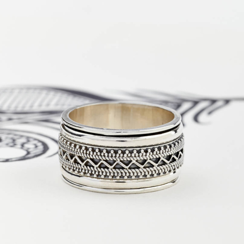 Men's Chunky Tribal Spinning Ring Men's chunky tribal spinning ring