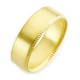 Mens Decorated Wedding Ring In 18ct Gold
