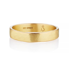 Loki Mens Fairtrade 18ct Gold Wedding Ring