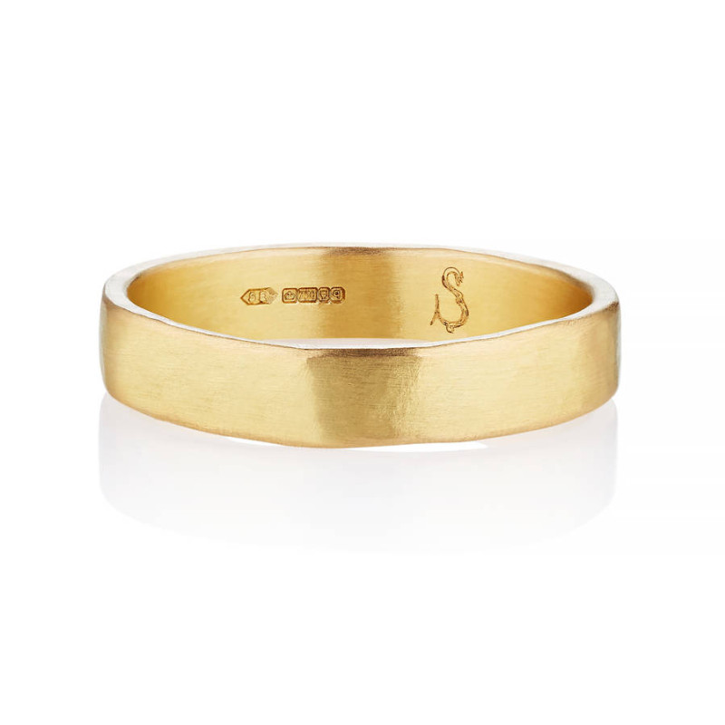 Loki Men's Fairtrade 18ct Gold Wedding Ring Loki men's Fairtrade 18ct gold wedding ring product view