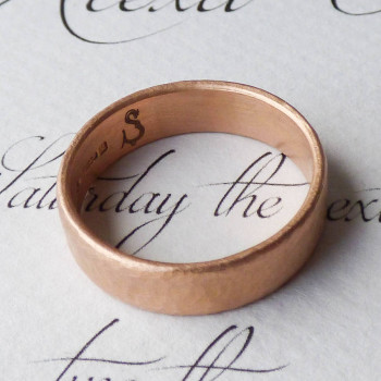 Mars Mens Fairtrade 18ct Rose Gold Wedding Ring Mars Mens Fairtrade 18ct Rose Gold Wedding Ring
