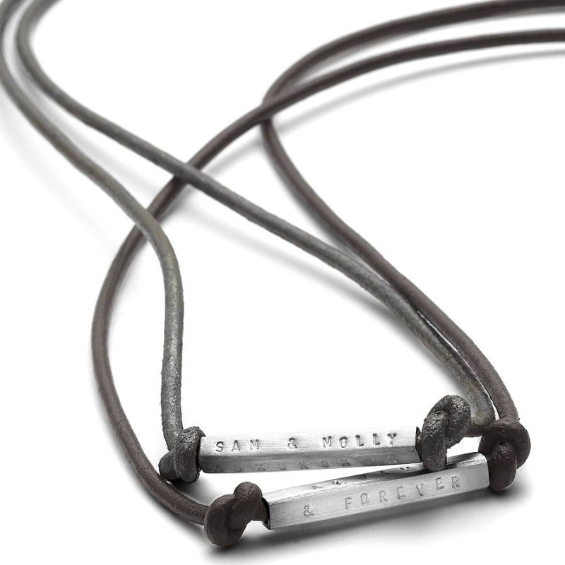Men's ID Bead Friendship Necklace Men's ID bead friendship necklace