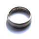 Mens 18ct White Gold Wedding Ring