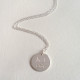 Mens Engraved Monogram Bike Necklace