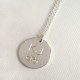 Mens Engraved Monogram Bike Necklace