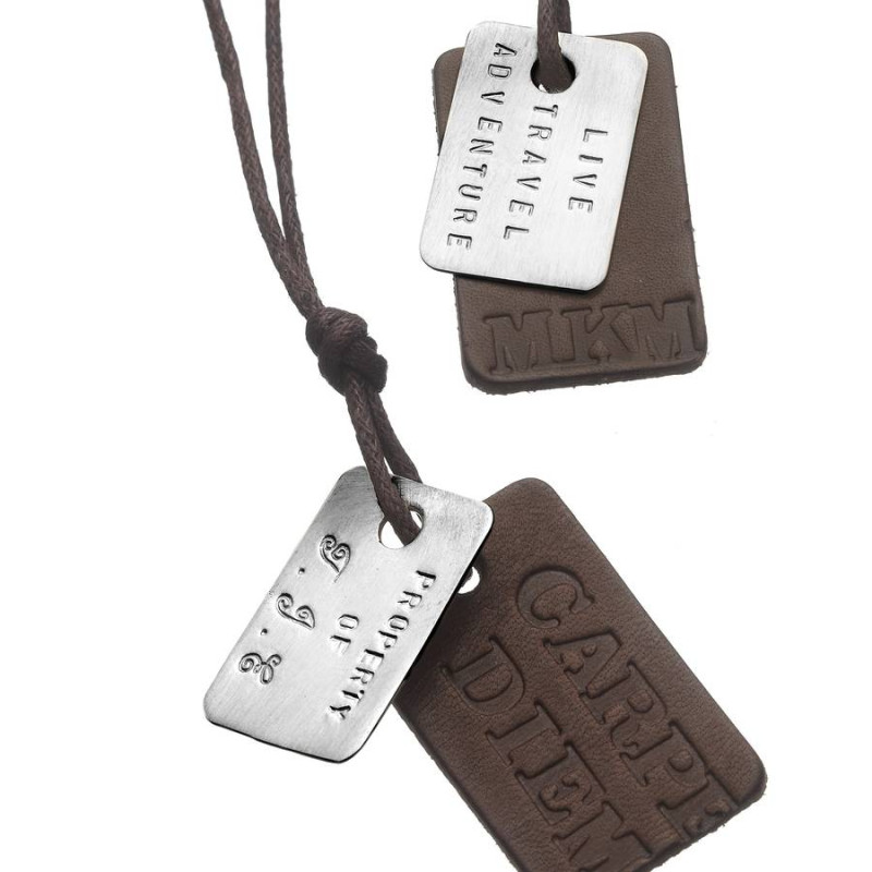 mens personalised dog tag necklace