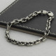 Mens Sterling Silver Anchor Chain Style Necklace