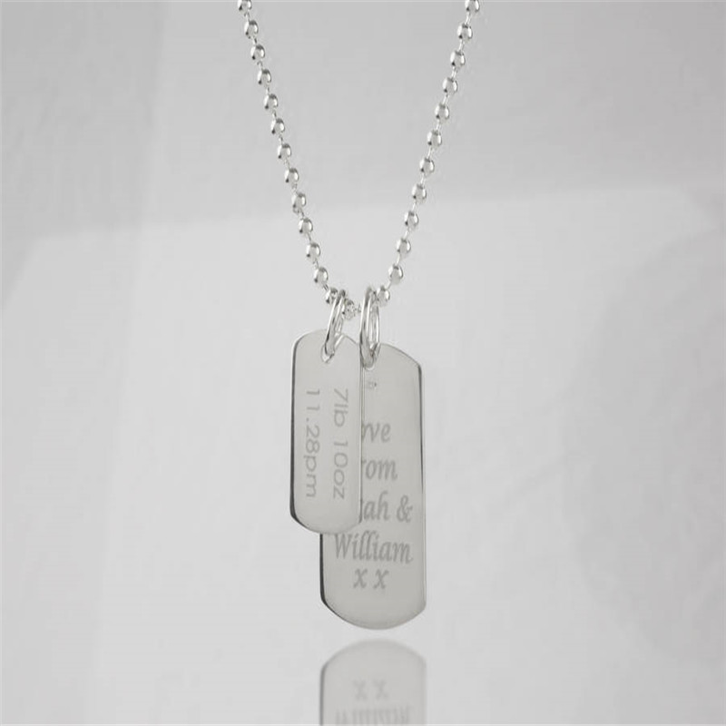 Men's Birth Day Celebration Dog Tags Necklace product image