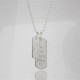 Mens Birth Day Celebration Dog Tags Necklace