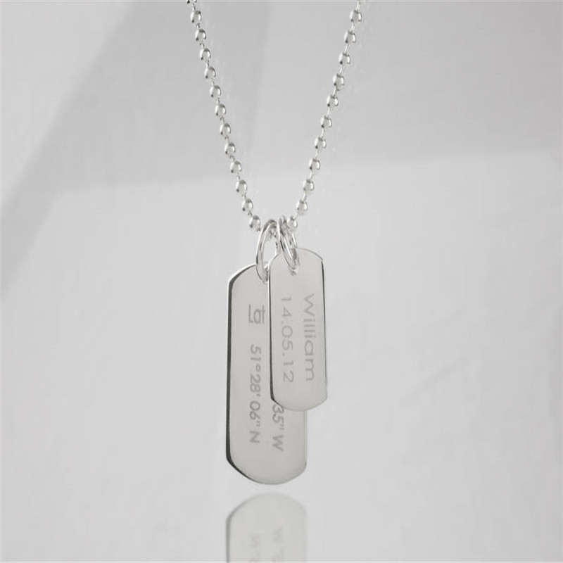 Men's dog tags necklace product image