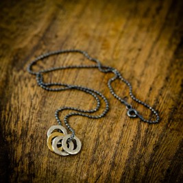 Mens Family Eternity Necklace