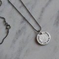 Men's Personalised Silver Pendant Men's personalised silver pendant