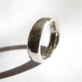 Men's Hammered Ring Product View Men's hammered ring product view