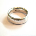 Men's Hammered Ring Product View Men's hammered ring product view
