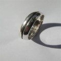 Men's Silver Oxidized Band Ring Men's silver oxidized band ring