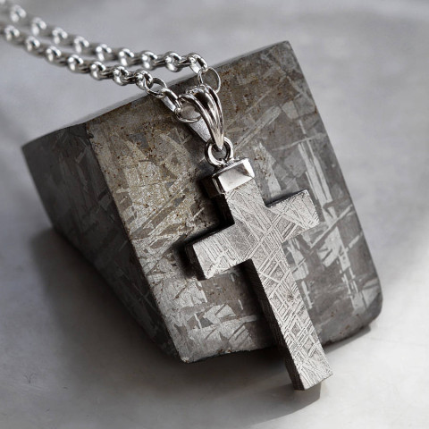 Meteorite discount necklace mens