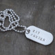 Mini Silver Identity Dog Tags