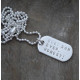 Mini Silver Identity Dog Tags