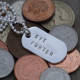 Mini Silver Identity Dog Tags