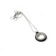Noah Circle Stainless Steel And Silicone Pendant