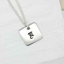 Personalised Old English Style Font Necklace