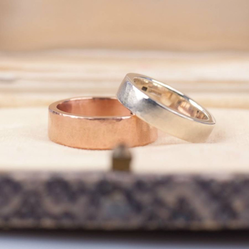 Organic Textured 18ct Gold Ring Organic Textured 18ct Gold Ring product image