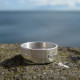 Personalised Solid Sterling Silver Mens Coastline Map Ring