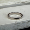 18ct White Gold Flat Wedding Band product view
