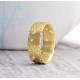 Patterned 18ct Gold Band