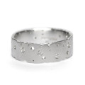 Patterned Silver Band Patterned silver band ring product image